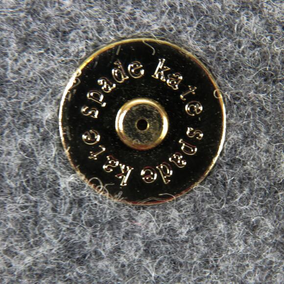 Kate Spade Raleigh Walker Park Wool Crossbody Bag Charcoal Gray Wool Felt Bag - Picture 11 of 11